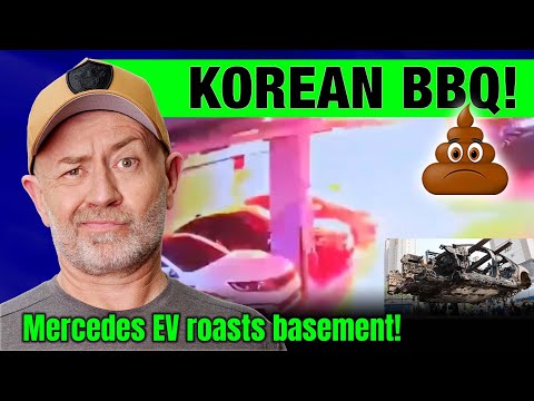 Mercedes EV explodes, injures 23, destroys 140 cars in South Korea | Auto Expert John Cadogan