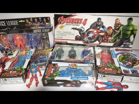 Marvel Spider-Man series unbox, popular Spider-Man action dolls, ASMR Marvel Toy Review/No talking