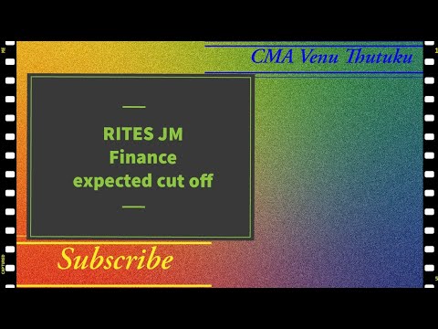 RITES JM Finance 2019 Expected Cut Off