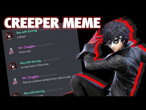 discord creeper meme but its persona.