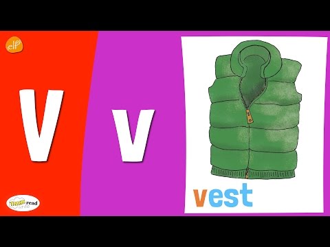 Letter V Practice - Phonics and Vocabulary - Think Read Write - Children's Learning Videos