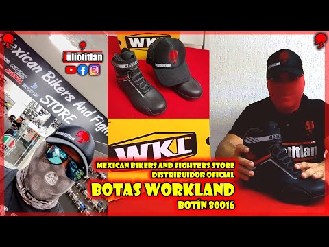 BOTAS PARA MOTOCICLISTA WORKLAND BOTIN 80016 ... JULIOTITLAN ...