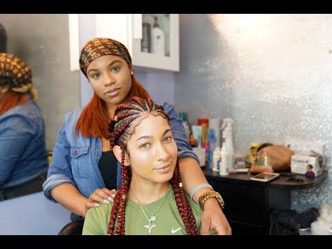 Feed-In Braids by Kay on Kayla MaDonna