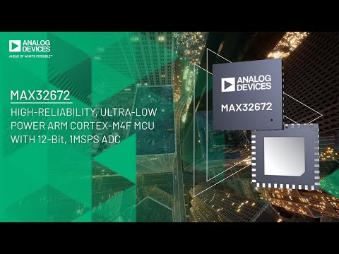 High-Reliability, Tiny, Ultra-Low-Power Arm Cortex-M4F Microcontroller with 12-Bit 1MSPS ADC