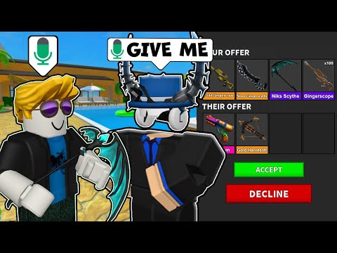 TROLLING with the OWNERS KNIFE in MM2 (Roblox: Murder Mystery 2)