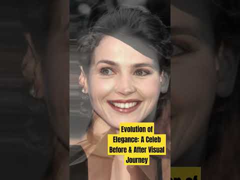 Evolution of Elegance: A Celeb Before & After Visual Journey#viral #youtube