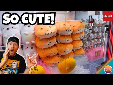 ULTIMATE SNUGGAGE Prize Wins! Claw Machine Fun at Round 1!