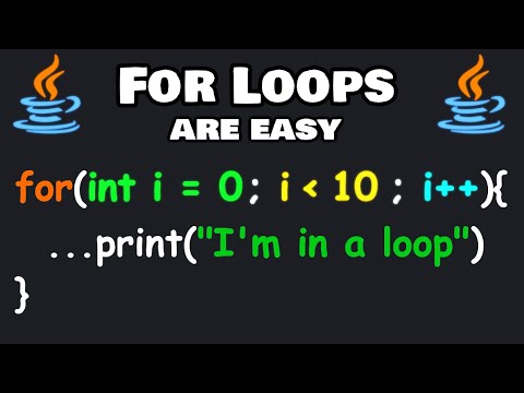 FOR LOOPS in Java are easy! 🔂