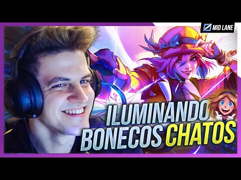 Jogando de LUX contra os champions mais INCONVENIENTES do League of Legends! ✨