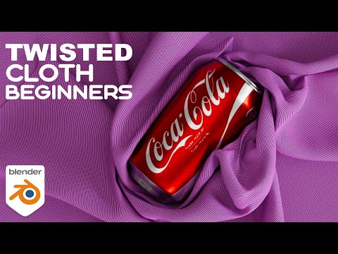 How I Create Twisted Cloth Simulation In Blender 4.2 Beginners