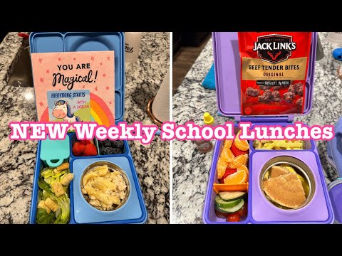 NOVEMBER WEEKLY SCHOOL LUNCHES / School Lunchbox Ideas for Kids / What's in my Kids Lunchbox