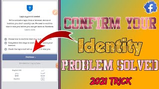 How to confirm your identity on facebook | fb identity problem Solution