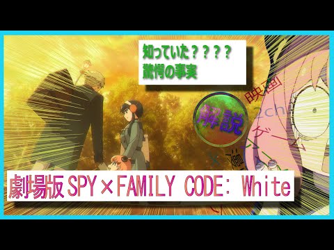 劇場版 SPY×FAMILY CODE: White　　続解説/この映画は∞倍率おもしろい