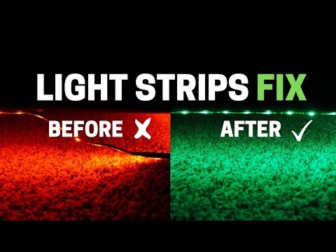 Light Strips Falling Down? Best Solution