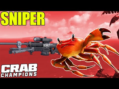 ASSASSIN Sniper vs Nightmare Difficulty O.O | Crab Champions Gameplay