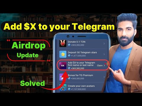 Add $X to your Telegram first name | x empire add name task | x empire airdrop