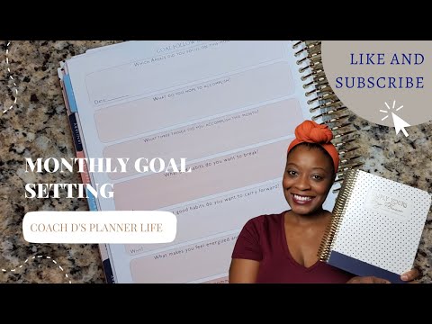 How to Setup Monthly Goals| Simply Yours Day Planner