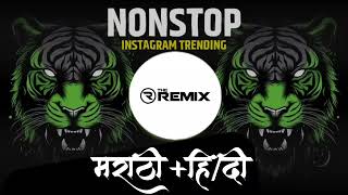 NONSTOP MARATHI + HINDI SONGS 2025 🌪️⚡💥 | DJ REMIX | NEW MARATHI SONGS 2025 | NEW HINDI SONGS |