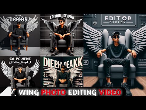 How To Create 3D Ai Wings Name Image | Trending Wings Name Video Editing | Bing Image Creator