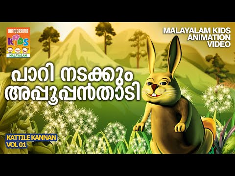 Paari Nadakkum Apooppanthadi | Kattile Kannan | Animation Song Video | കാട്ടിലെ കണ്ണൻ |