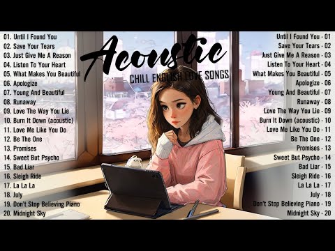 Best Acoustic Songs 2024 💖 Chill English Acoustic Love Songs Cover 💖 Acoustic Songs 2024 Playlist