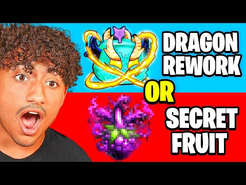 I Played WOULD YOU RATHER In Roblox Blox Fruits..