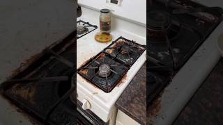 What would you use to clean this stove? #trending #clean #kitchen #viral