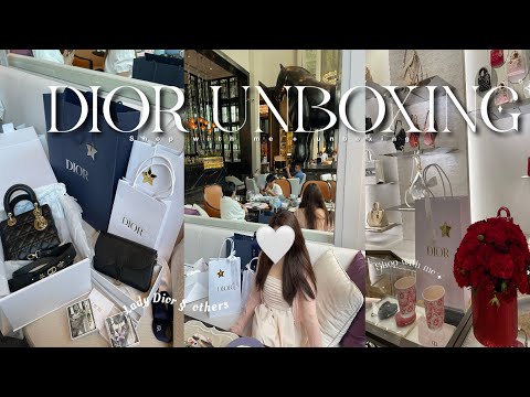 Dior Haul & unboxing [Lady Dior bag] 🤍 || Shopping vlog