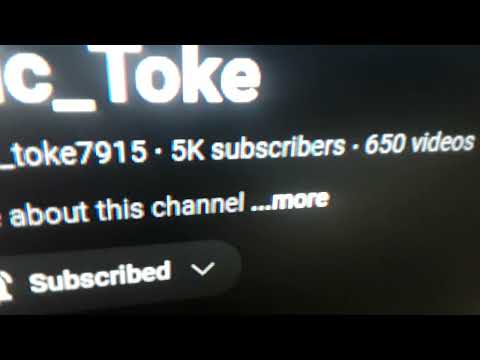 congratulations to @eric_toke7915 for reaching 5,000 subscribers