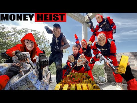 PARKOUR VS MONEY HEIST : The police storm in, surround and arrest Money Heist & Bad Guy | Epic POV