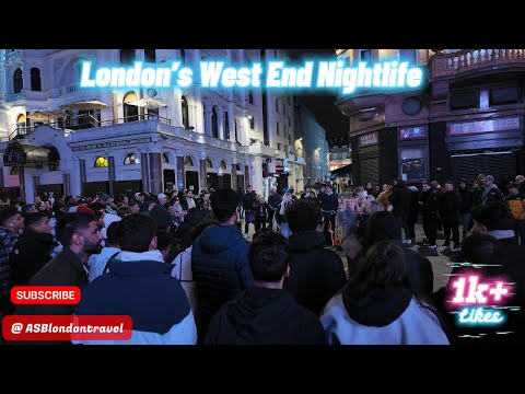 London's West End Night Life On The Street