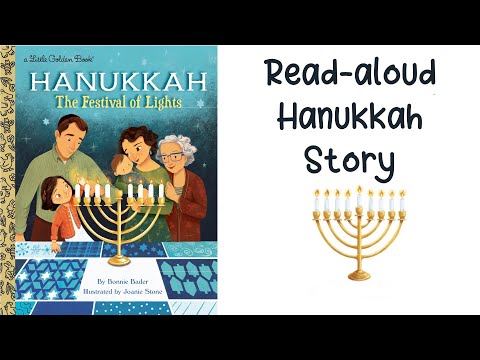 HANUKKAH THE FESTIVAL OF LIGHTs ; A Little Golden Book by Bonnie Bader | A Hanukkah Story