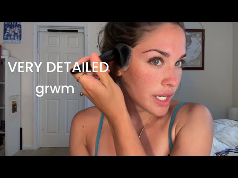 very detailed chatty grwm- natural makeup