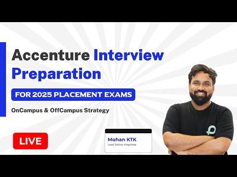 Accenture Interview Preparation Strategy | Accenture Oncampus/Offcampus 2025