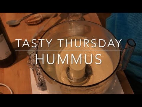 Homemade hummus! A Tasty Thursday video