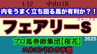 エルコンドル氏のフェアリーステークス2025予想！！力の抜けた馬はおらず実力拮抗の混沌とした難解な一戦！今の中山の馬場状態から浮上する馬を狙ってみる！