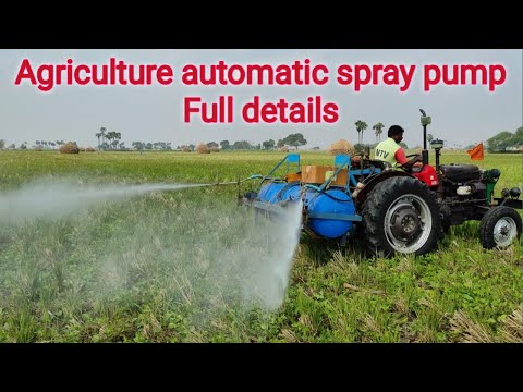 Tractor mounted automatic sprayer full information | Tractor automatic spray pump|Nutrient Blackgram