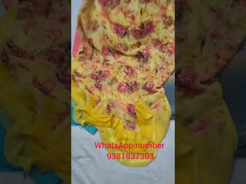 బ్యూటిఫుల్ సిల్క్ జార్జెట్ క్లాత్ శారీస్#online shopping #Georgettecloth sarees #shorts #viralshorts