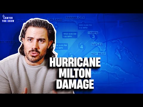 LIVE! Real Lawyer Reacts: Hurricane Milton Damage