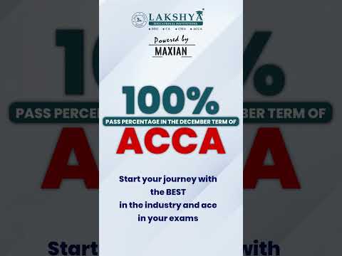 100 % ACCA Result | NOV 2022 | LakshyaEdu