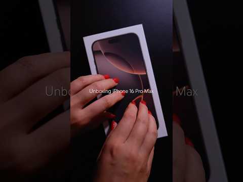 Unboxing 16 Pro Max #iphone16promax #unpackingvideo #iphoneunboxing #videocontentcreator