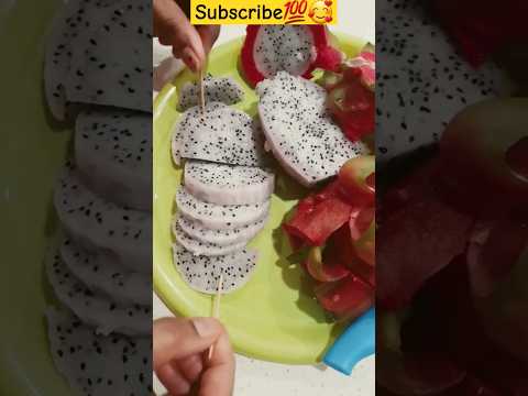 Dragon Fruit Cutting😍 #easy #fruit #healthy #shorts #trending #viral #ytshorts