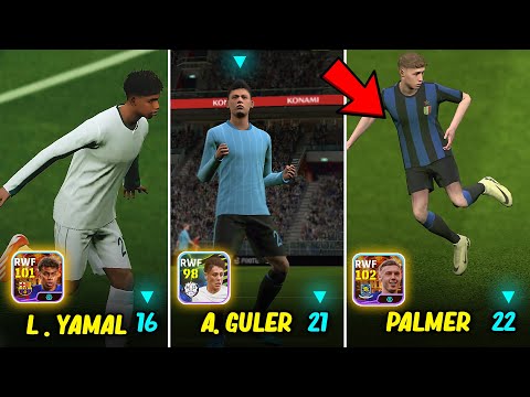 Young Players is eFootball 2024 Mobile - Palmer + Yamal + Guller