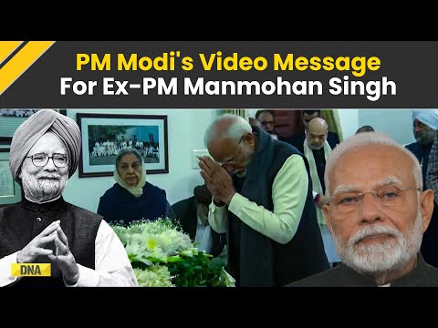 Manmohan Singh Death: PM Modi Share Video Message For Former PM Manmohan Singh