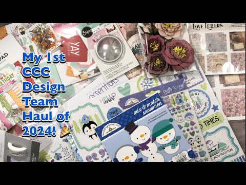 My 1st Country Craft Creations Design Team Haul of 2024 Come check it out!