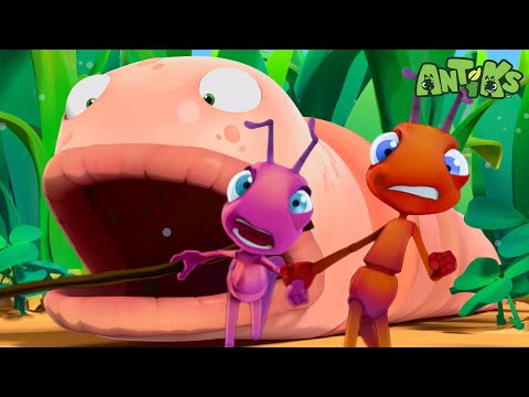 Wormy Surprise! | Antiks 🐜 | Funny Cartoons for Kids