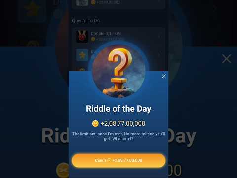 X Empire  Daily Investment Funds | Musk Empire Riddle of the Day