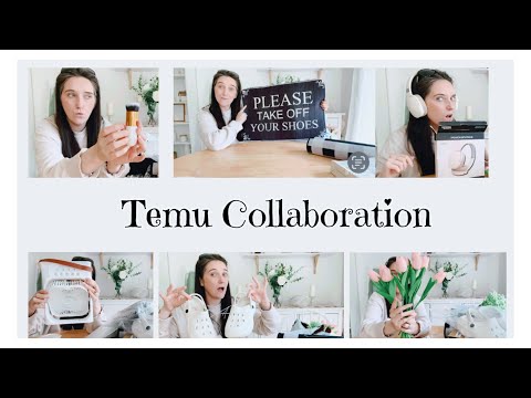 TEMU HAUL 🤍 my 4th collaboration!!! Home decor/gadgets