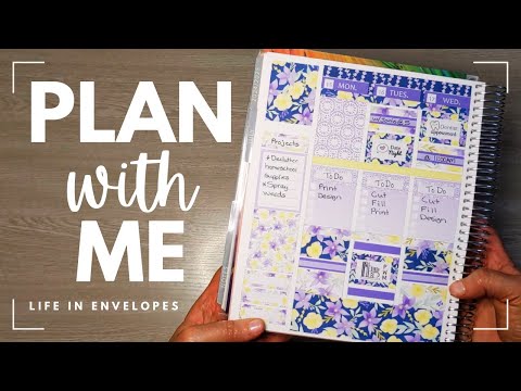 Plan with Me / Erin Condren 7x9 Vertical / Universal Kit / EC 7x9