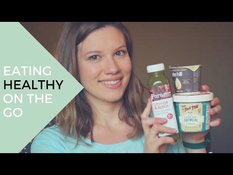 Eating Healthy While Traveling - Food That Fits In A Mini Fridge! // Laura's Natural Life